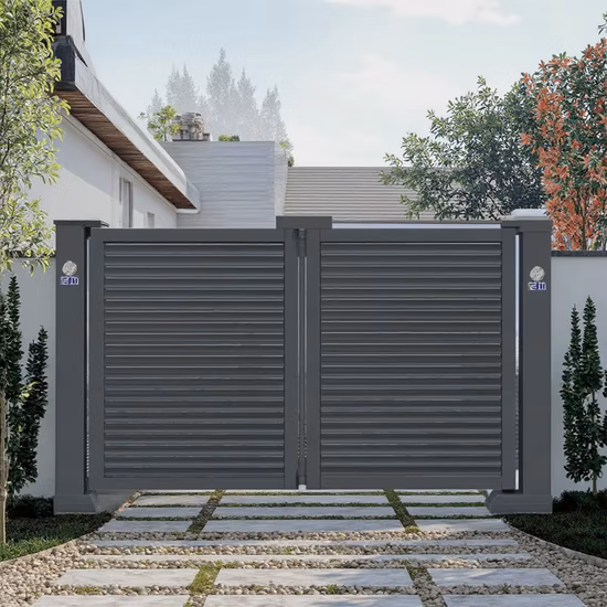 Hochwertiges automatisches faltbares Schultor aus Aluminium