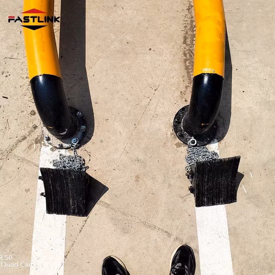 Robuster Radstopper/Gummi-Unterlegkeil für die Verkehrssicherheit